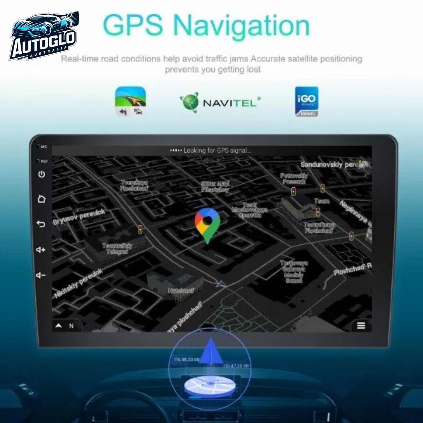 Autoglo Australia 10" Android Carplay BT GPS WiFi Stereo for LEXUS IS250 IS350 (2005-12)