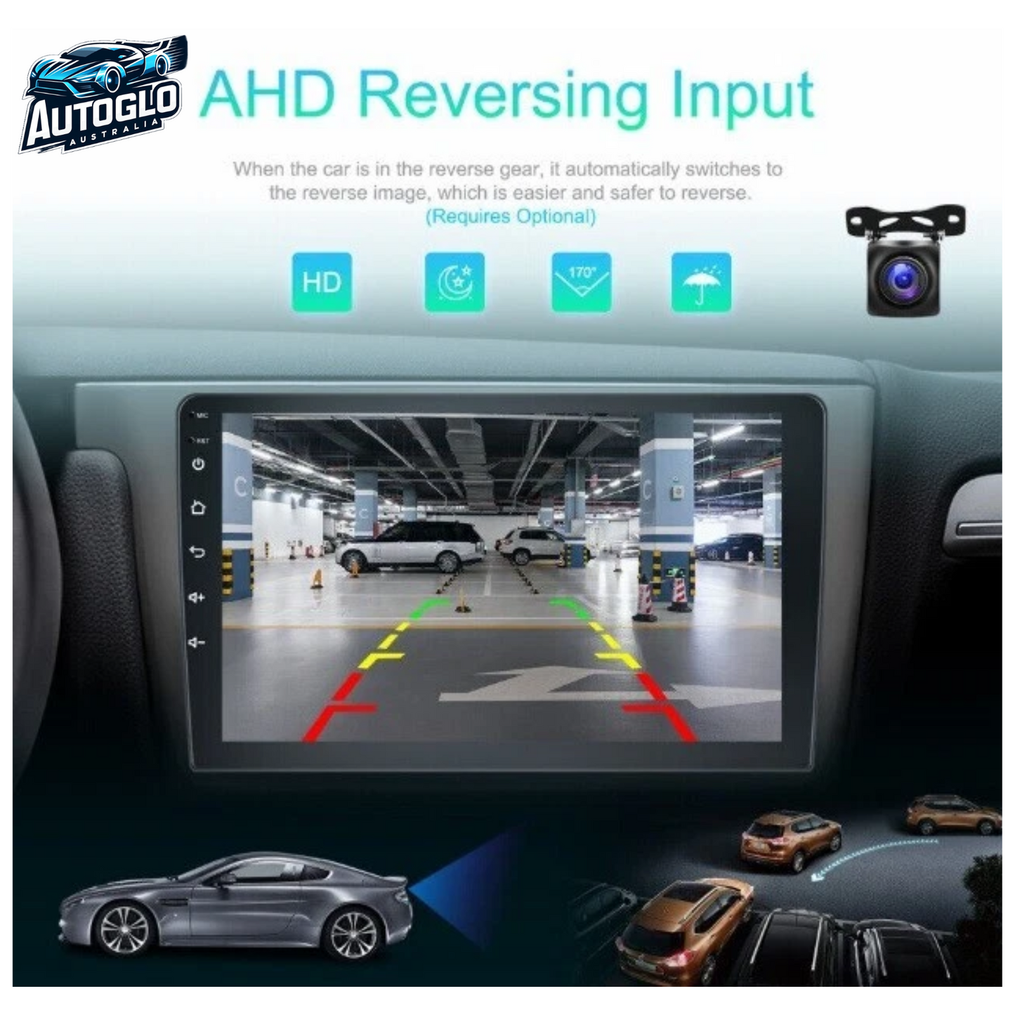 Autoglo Australia 10.1" Android 13 Carplay GPS Navi WIFI BT Stereo For Mitsubishi ASX Amp 2010-16