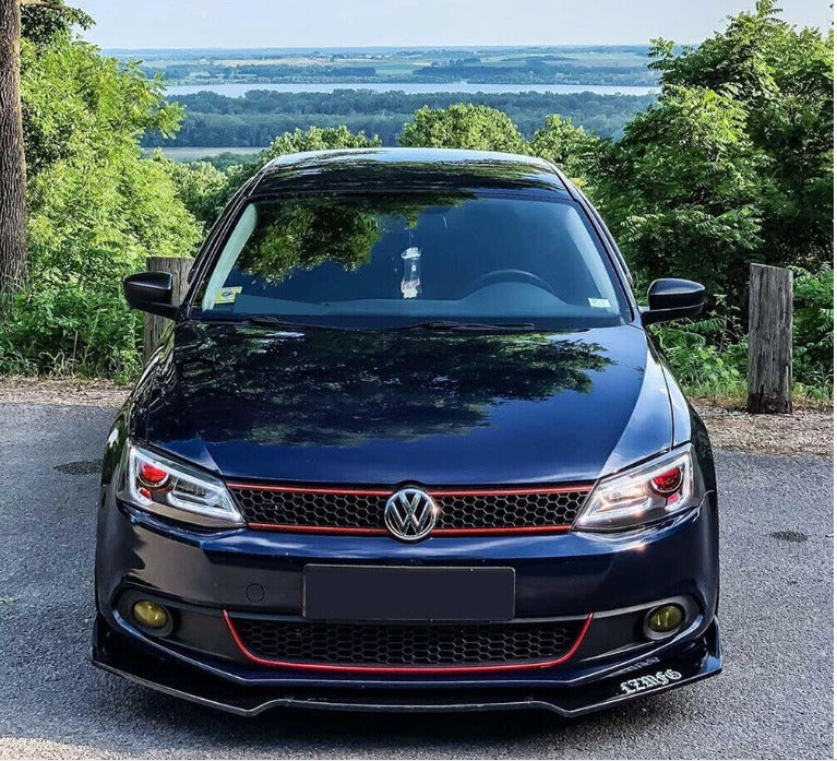 Vland 2Pcs LED Headlights For 2011-2014 Volkswagen VW Jetta MK6 Demon Eyes Lens