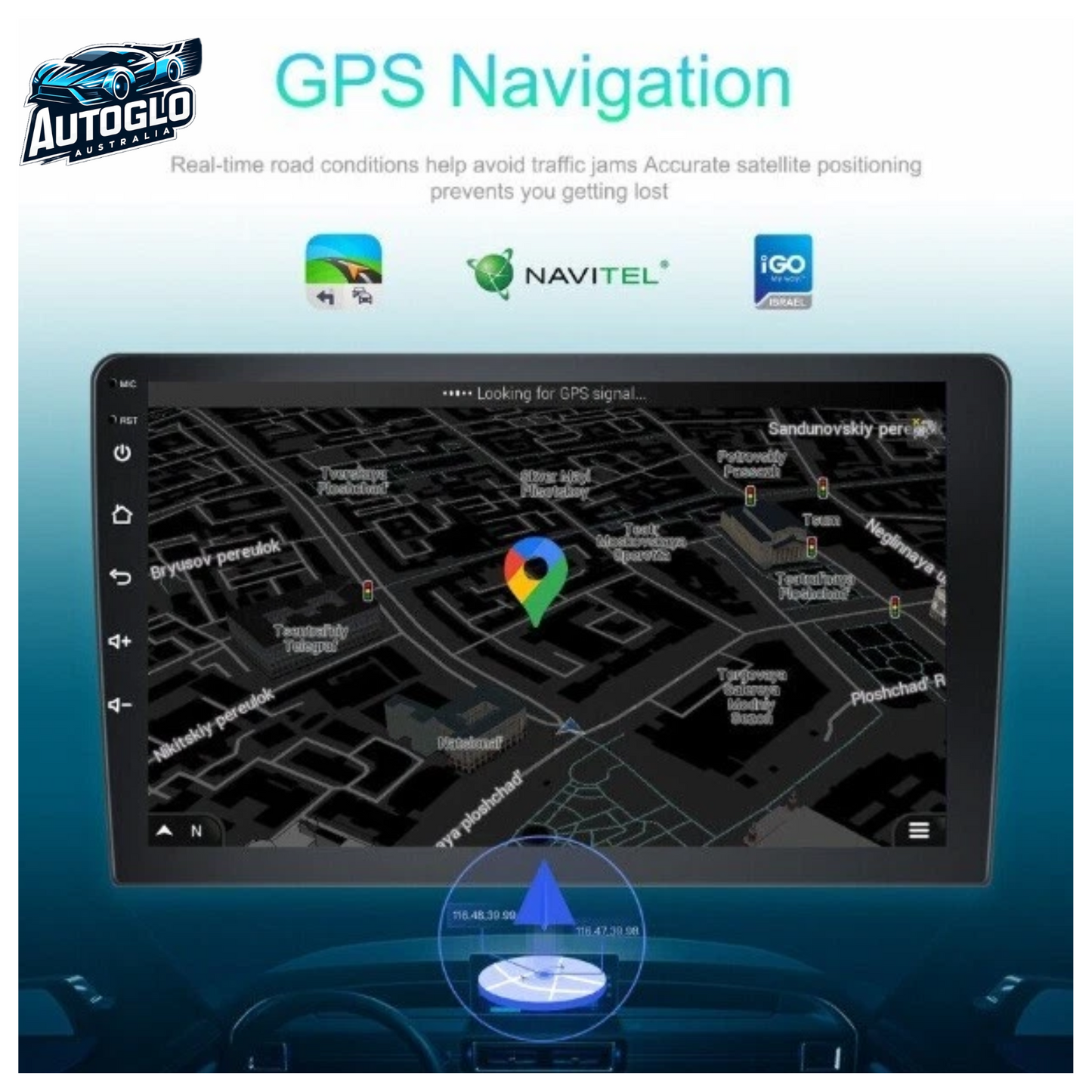 Autoglo Australia 13.1" Android 13 Carplay 4GB+64GB BT GPS NAVI Stereo for TOYOTA PRADO (2014-19)
