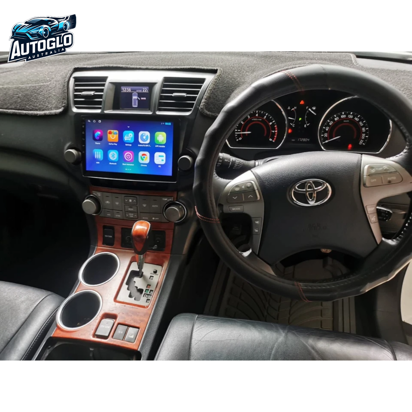 Autoglo Australia 10.1" Android Stereo Carplay for TOYOTA KLUGER BT GPS NAVI 2GB+32GB (2009-14)