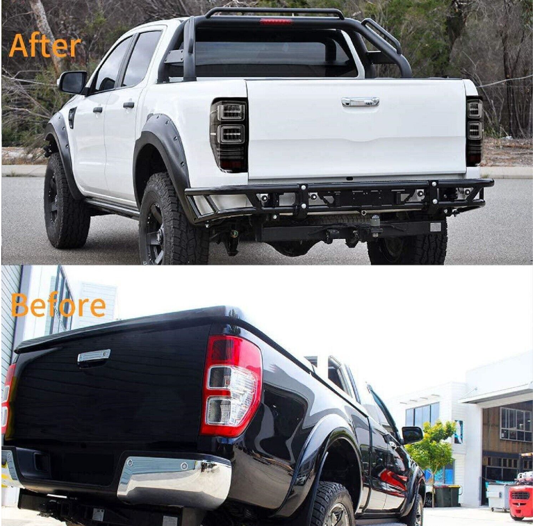 VLAND Clear Lens LED Tail Lights For 2012-2021 Ford Ranger Raptor w/Sequential