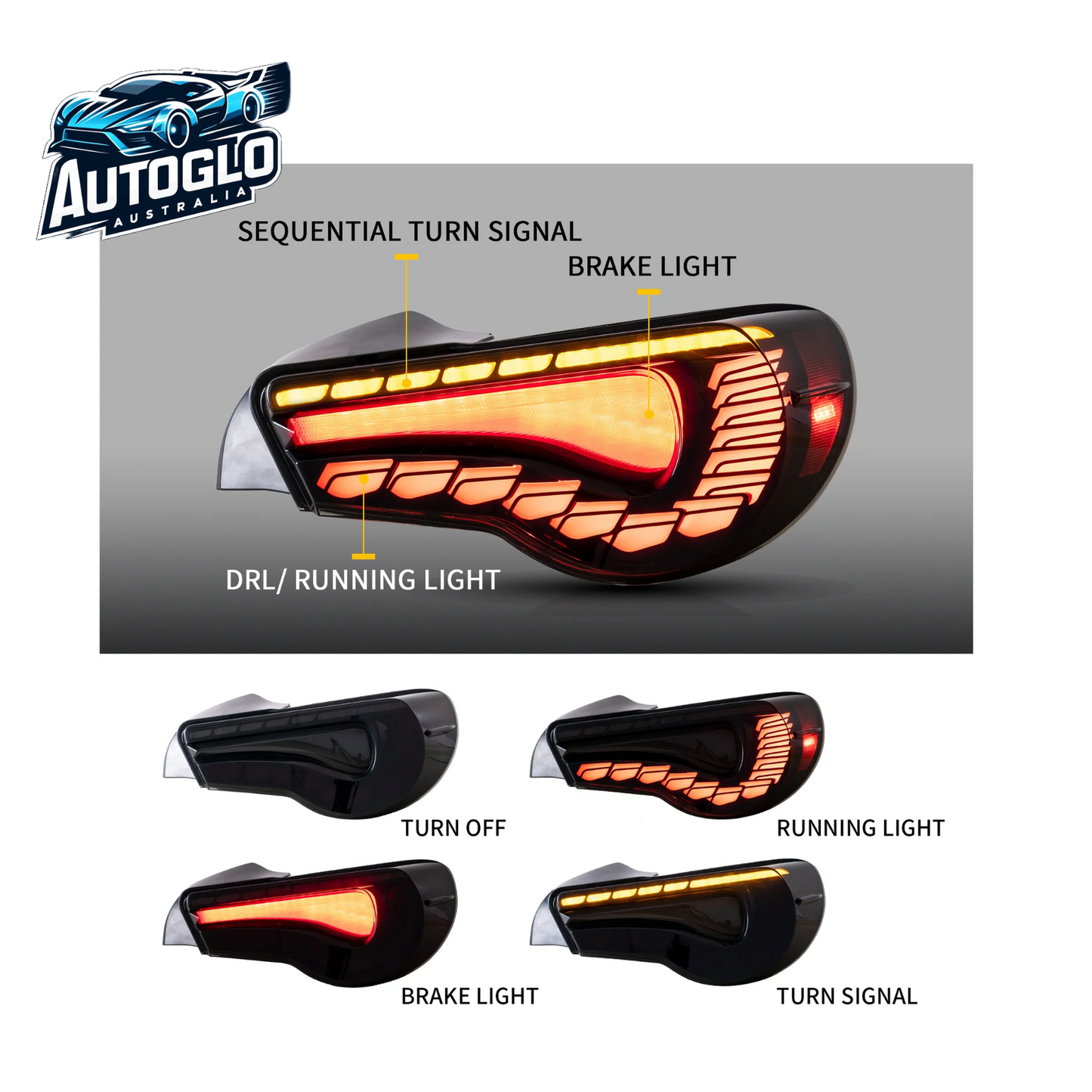 VLAND 1 Pair Headlights And Tail Lights For 2013-2021 Toyota 86 and Subaru BRZ