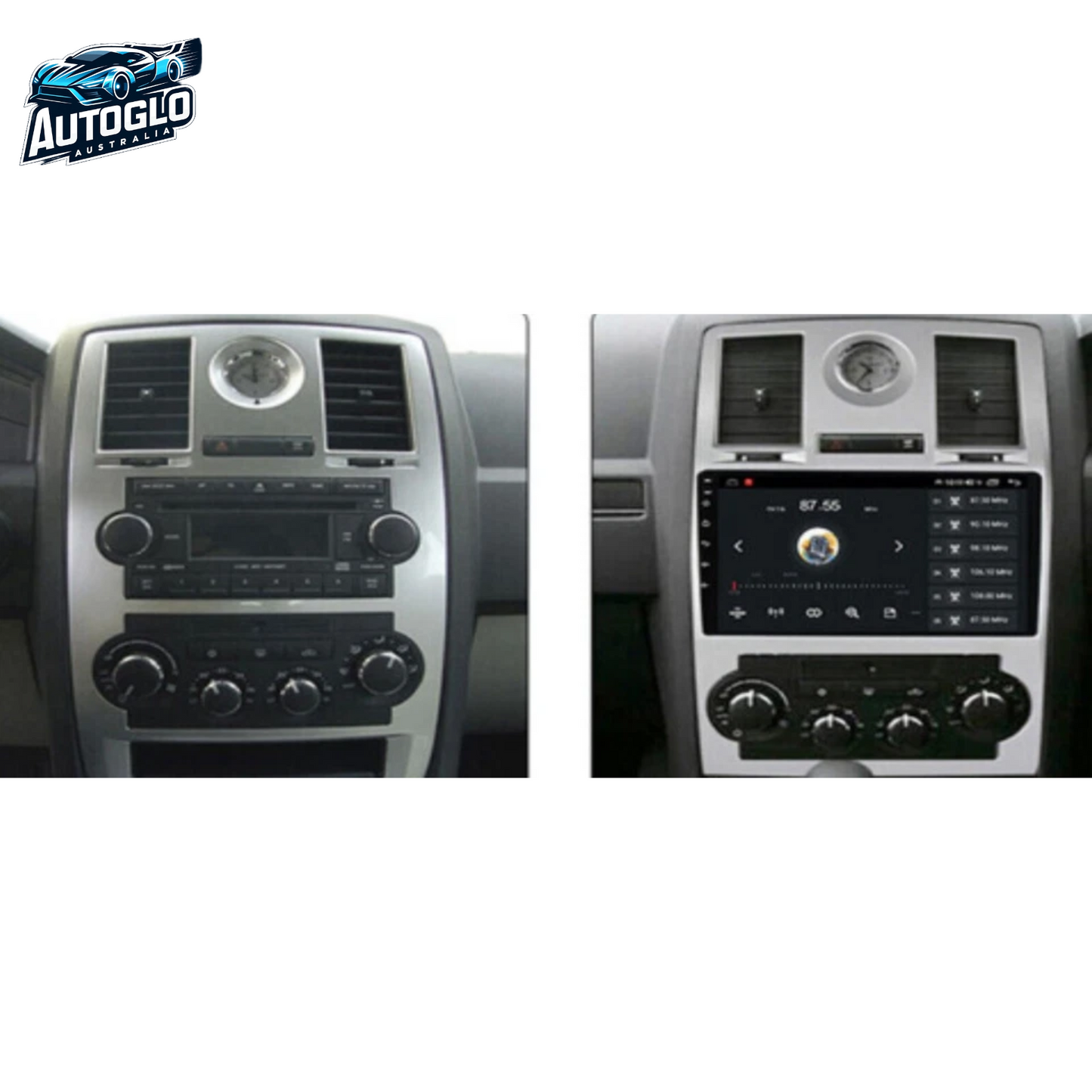 Autoglo Australia 9" (2GB+32G) Android 13 Carplay BT GPS Stereo for Chrysler 300C (2004-11)