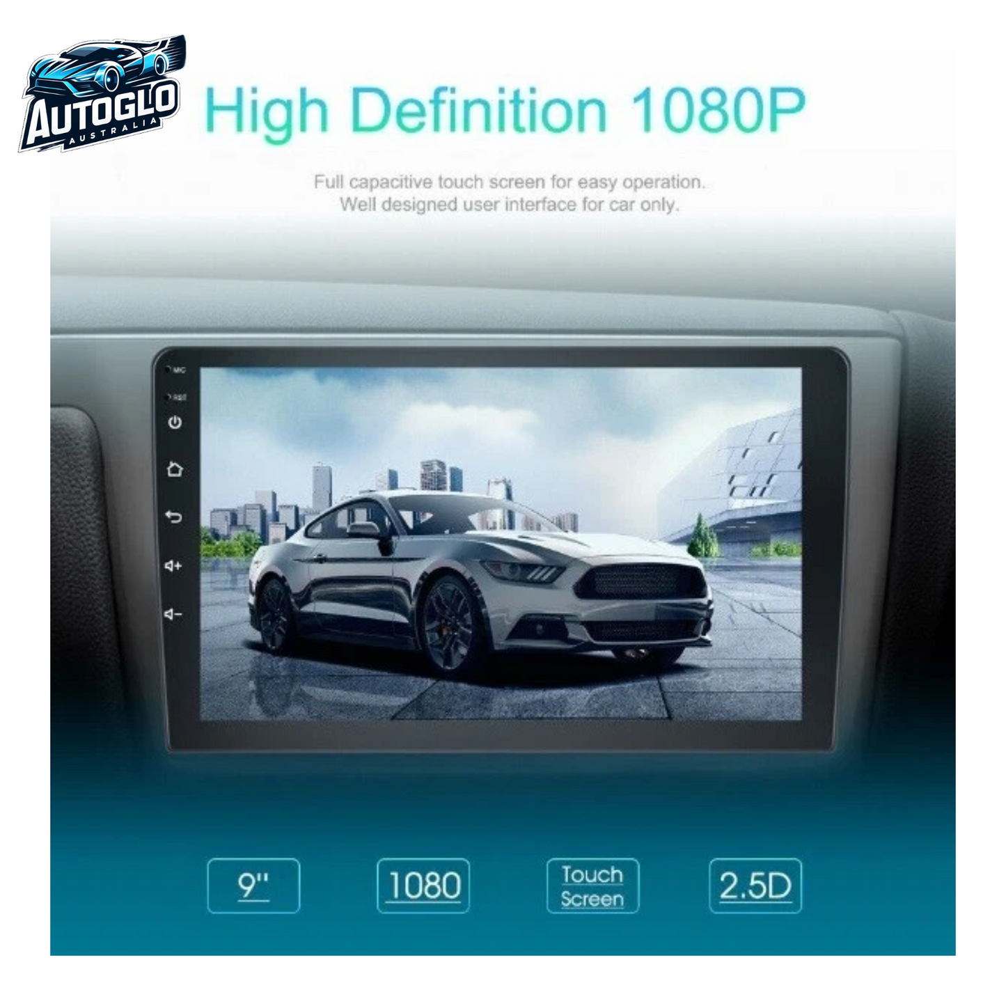 Autoglo Australia 9" CarPlay Android 13.0 BT GPS WiFi Stereo For MAZDA CX 7 (2008 -15) 2GB+32GB
