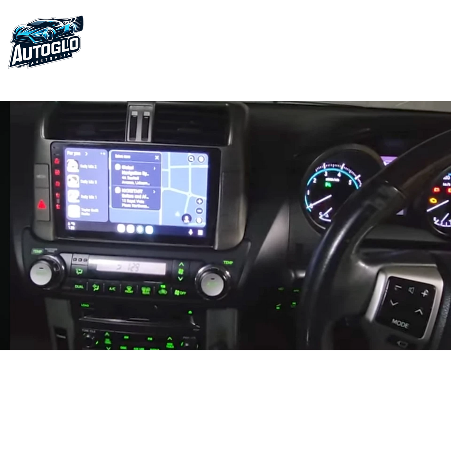 Autoglo Australia For Toyota Prado Kakadu VX Altitude Android Stereo ISO Harness CANBUS Module