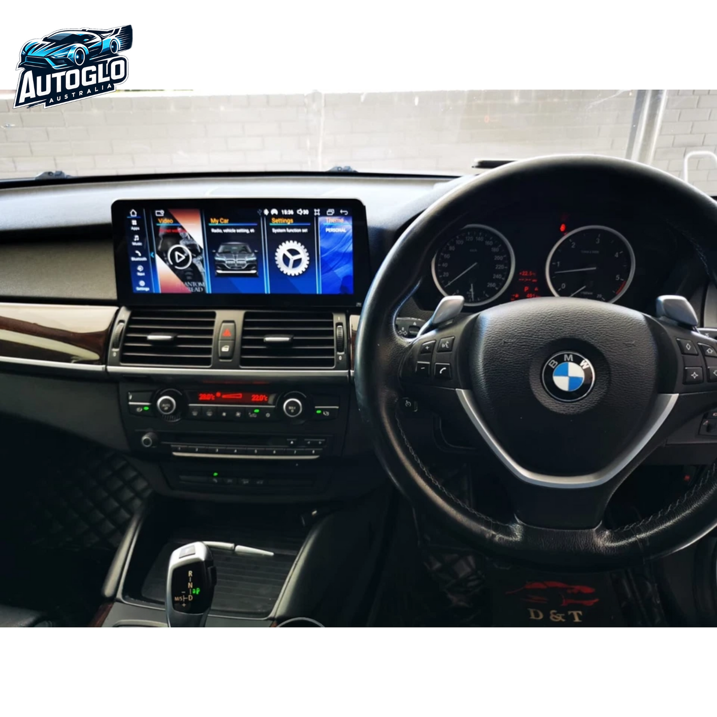 Autoglo Australia BMW X5 F15 X6 F16 12.3" XL FHD Carplay Android BT GPS 4G Auto Stereo (NBT)
