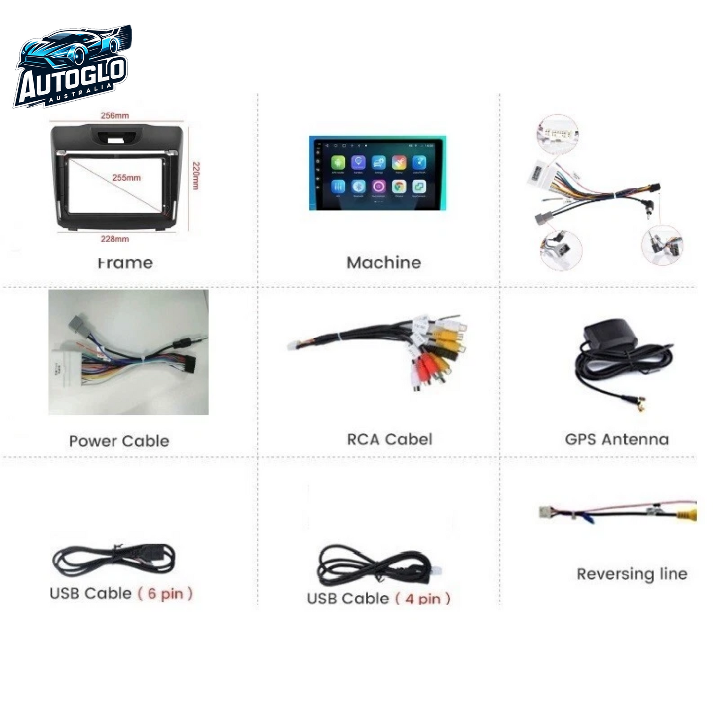 Autoglo Australia For 9" (2G+32G) CARPLAY Stereo For Isuzu D-Max 2012-20/Holden Colorado 2 (2012-16)