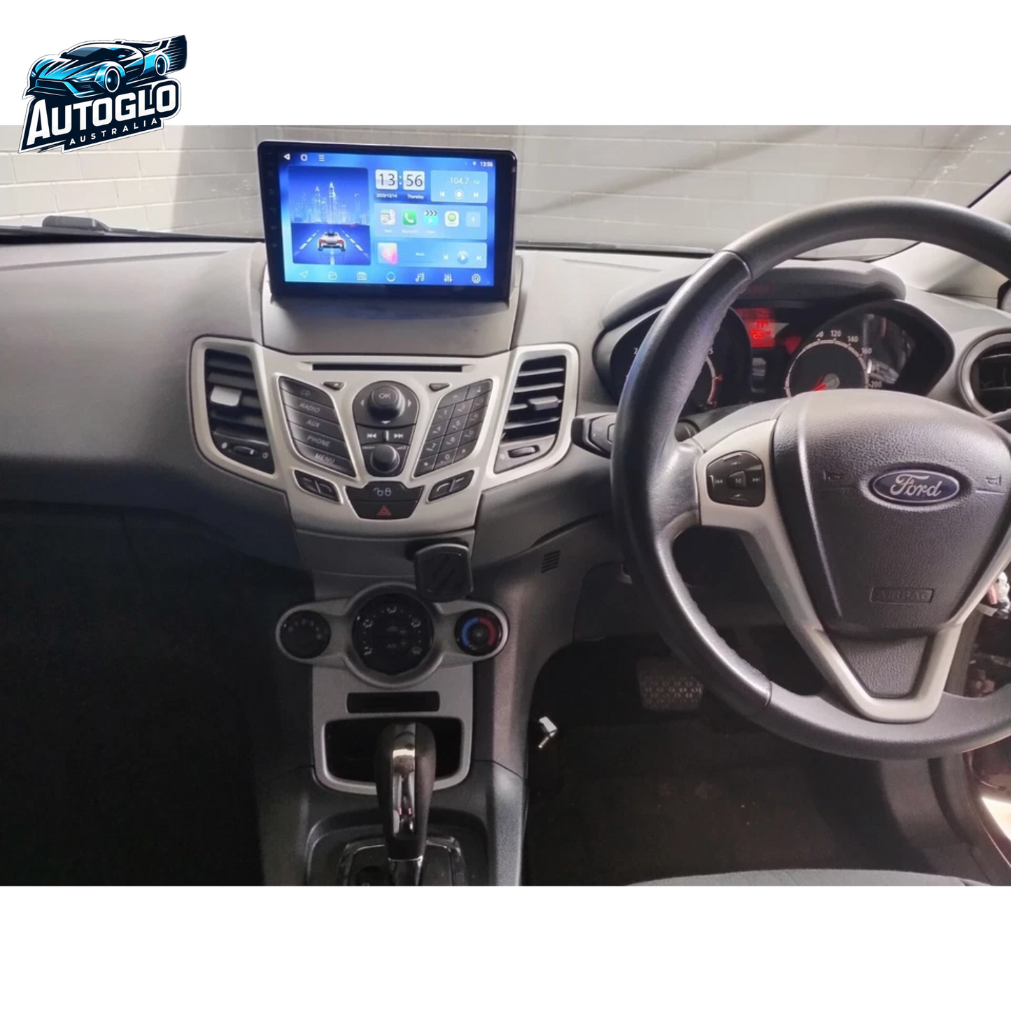 Autoglo Australia 9" Android Carplay Stereo BT GPS for FORD FIESTA 2GB+32G (2009-16)