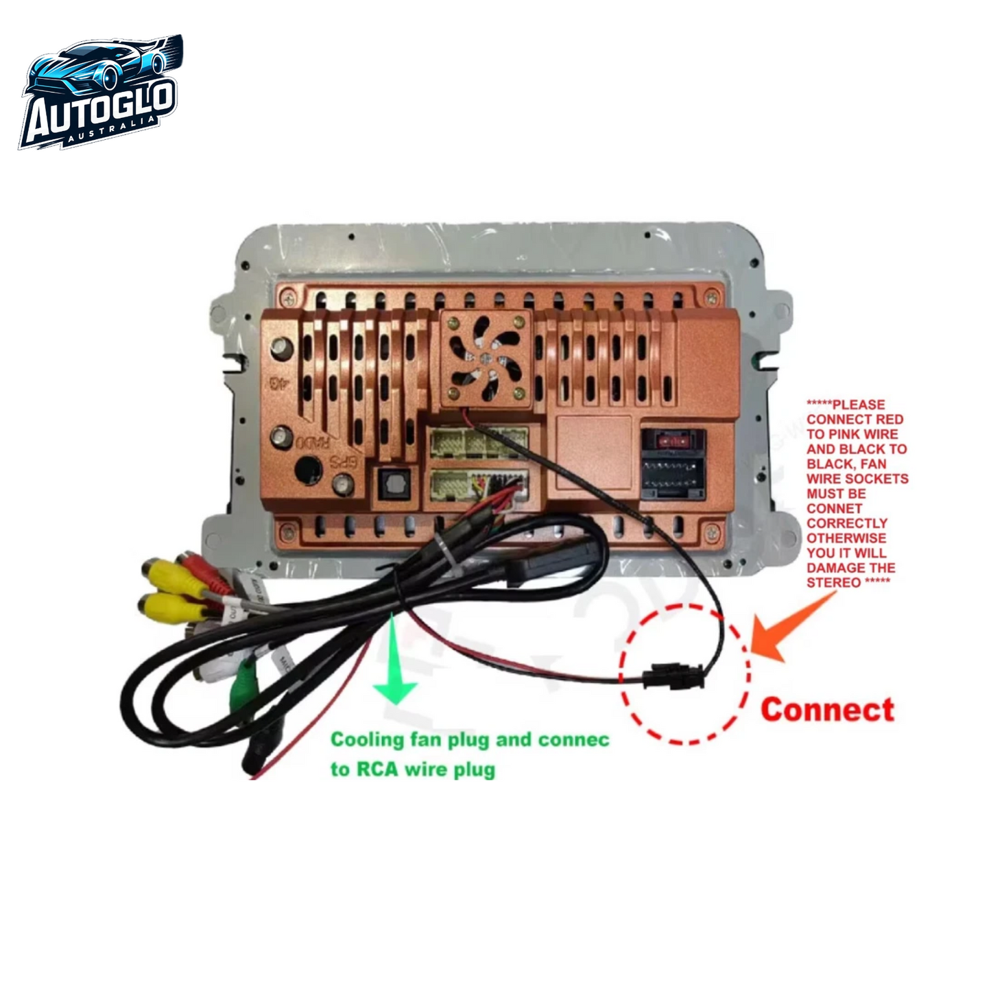 Autoglo Australia 9" CarPlay Android 13 GPS BT Stereo For TOYOTA PRADO LC120 (2002-10) 2GB+32GB