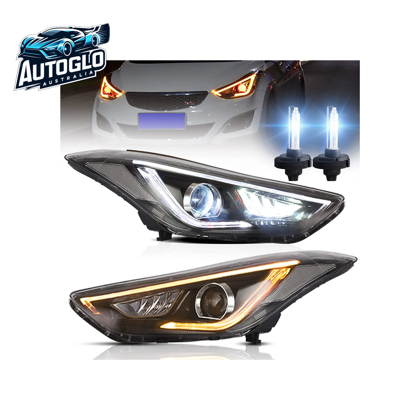 VLAND Projector Headlights For Hyundai Elantra (Avante MD) 2011-2015