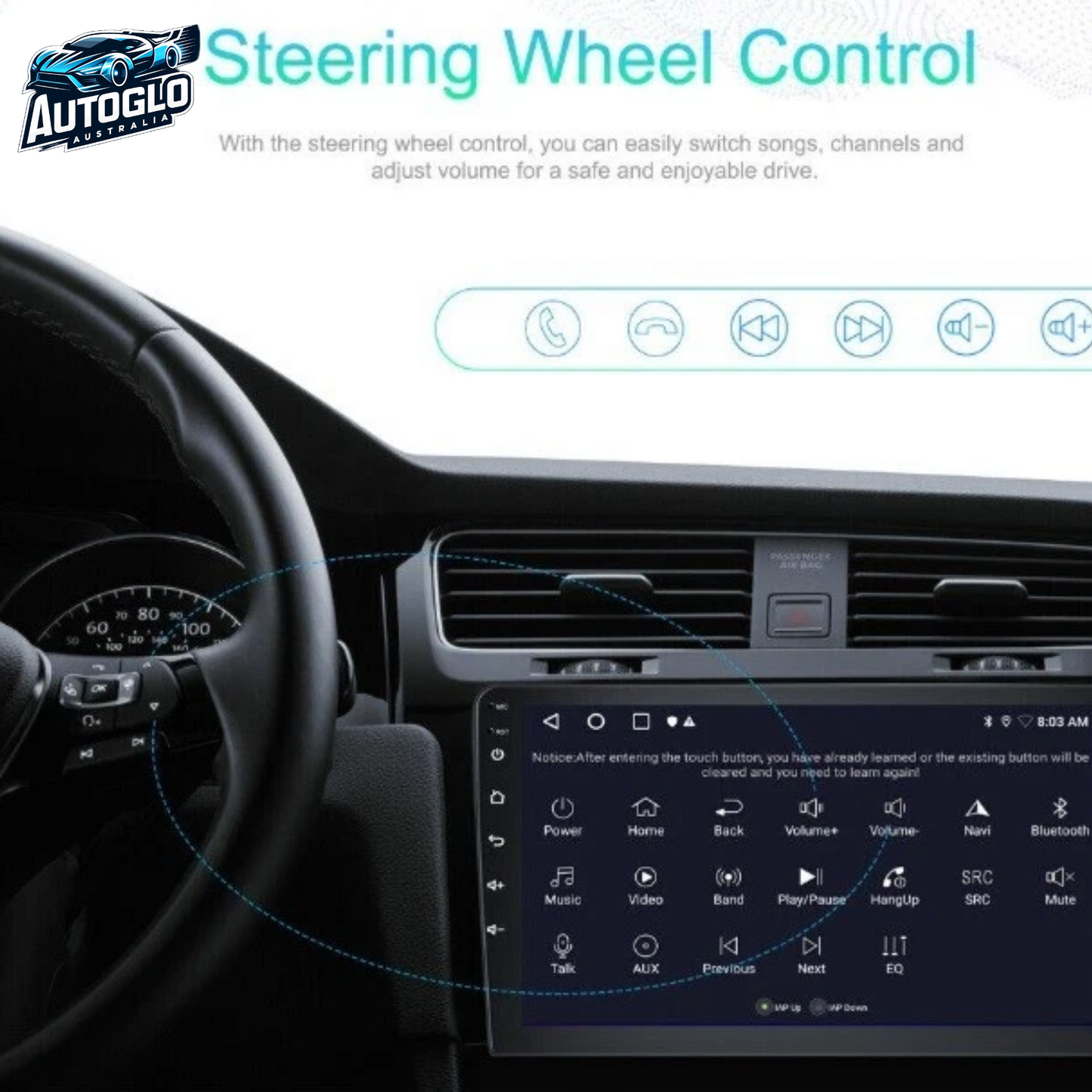 Autoglo Australia 9" Android Carplay BT GPS Stereo for RENAULT MEGANE 3 2GB+32G (2009-14)