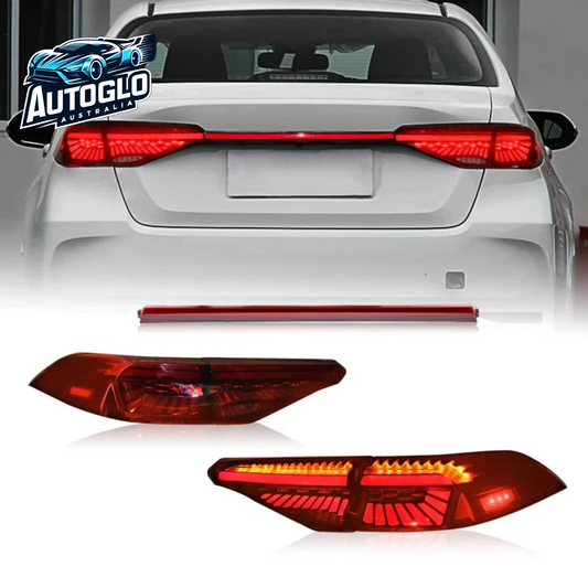 Autoglo Australia Tail Lights For Toyota Corolla 2020-2024 middel east version with Intermediate lamp