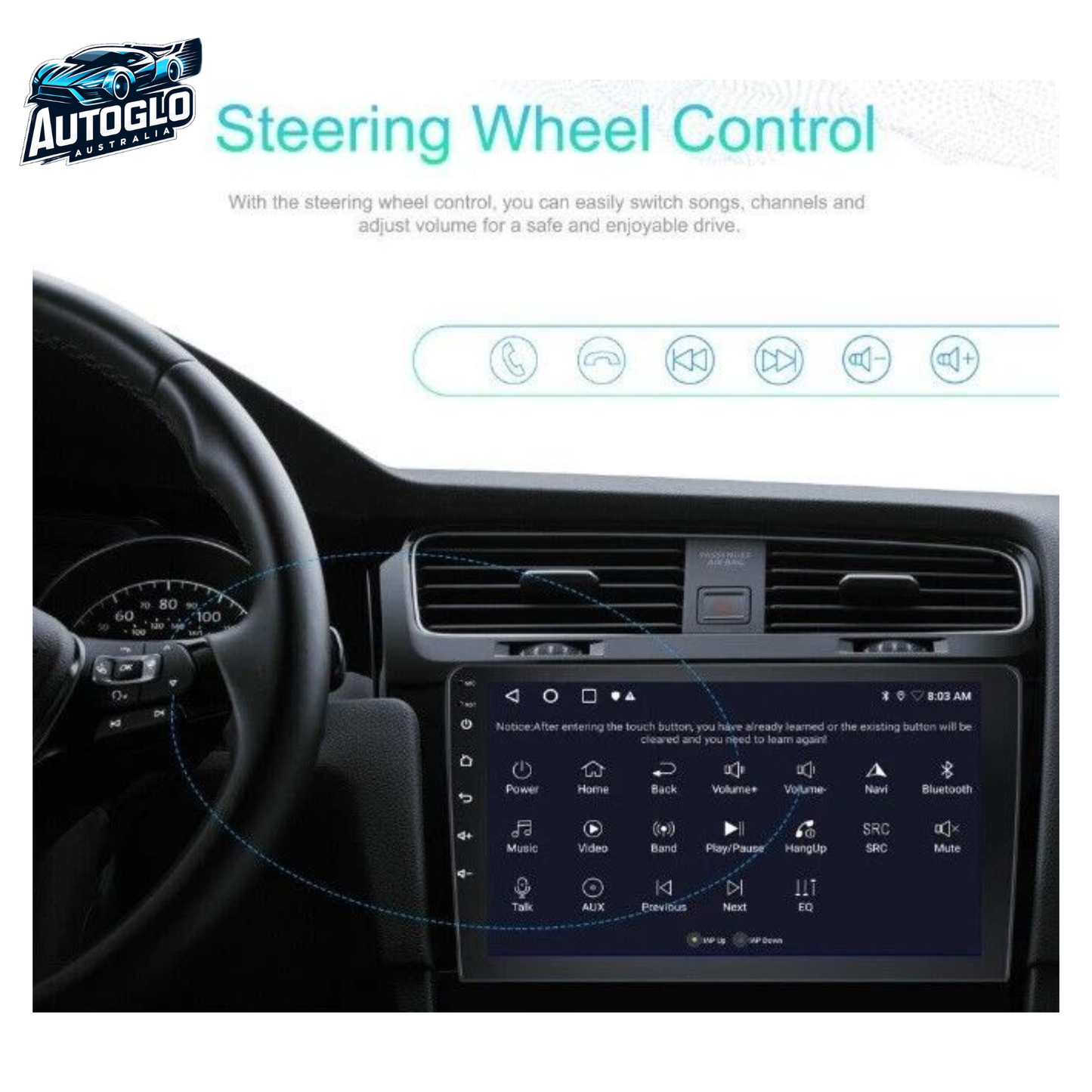 Autoglo Australia 10.1" Android 13 Carplay BT GPS WiFi HD Stereo for HONDA CRV 2012+(2+32GB)- Gifts