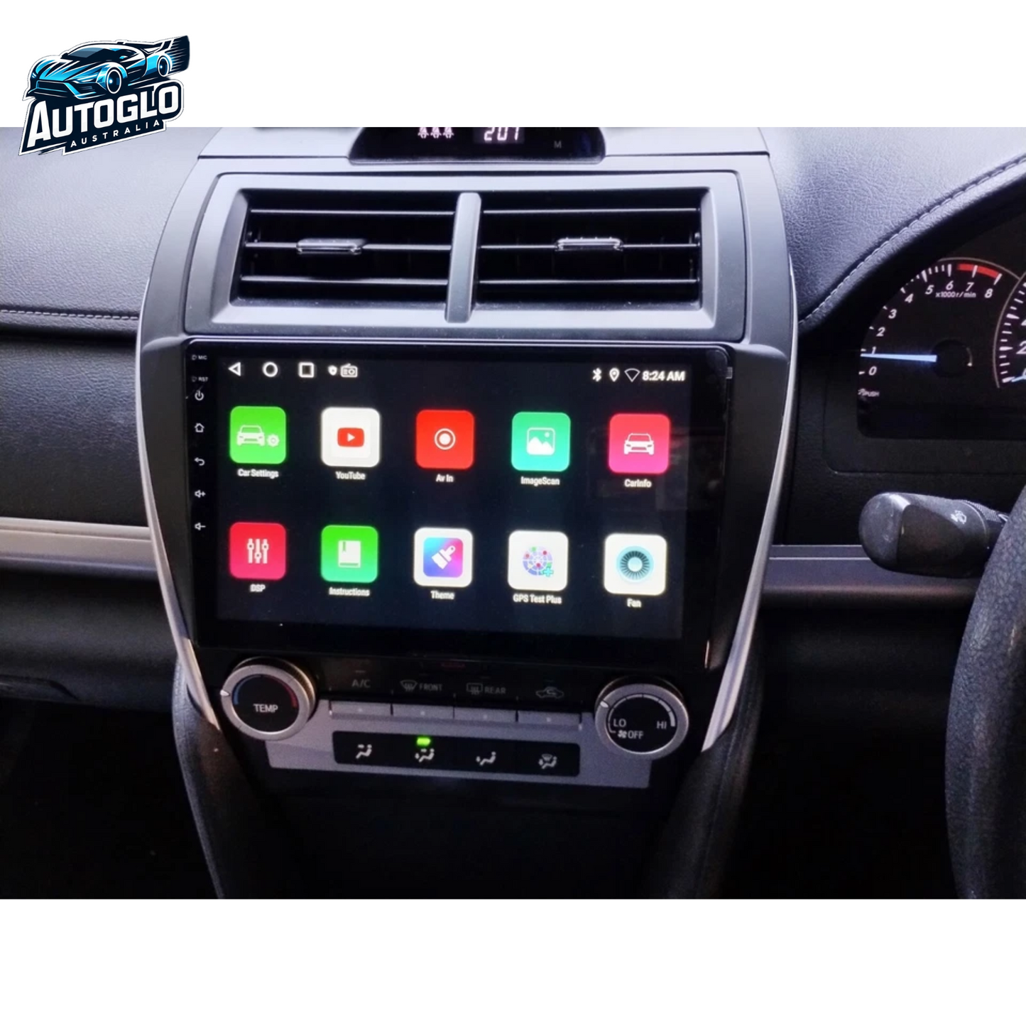 Autoglo Australia 10" CARPLAY ANDROID 2G+32G GPS BT WiFi Stereo for TOYOTA CAMRY JBL (2012-17)