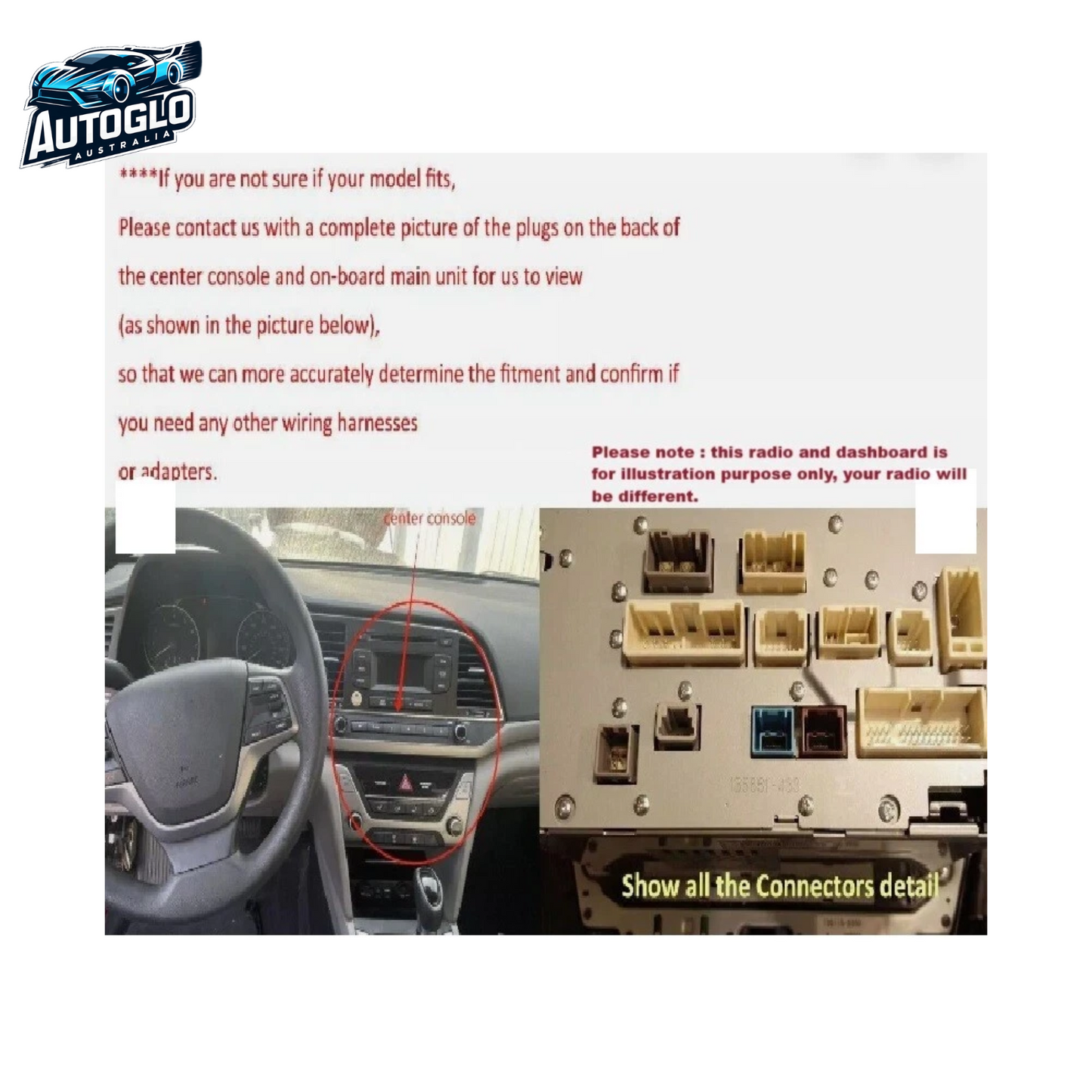 Autoglo Australia 13.1" Carplay Android 4GB+64GB BT GPS NAVI Stereo for TOYOTA PRADO (2020-23)