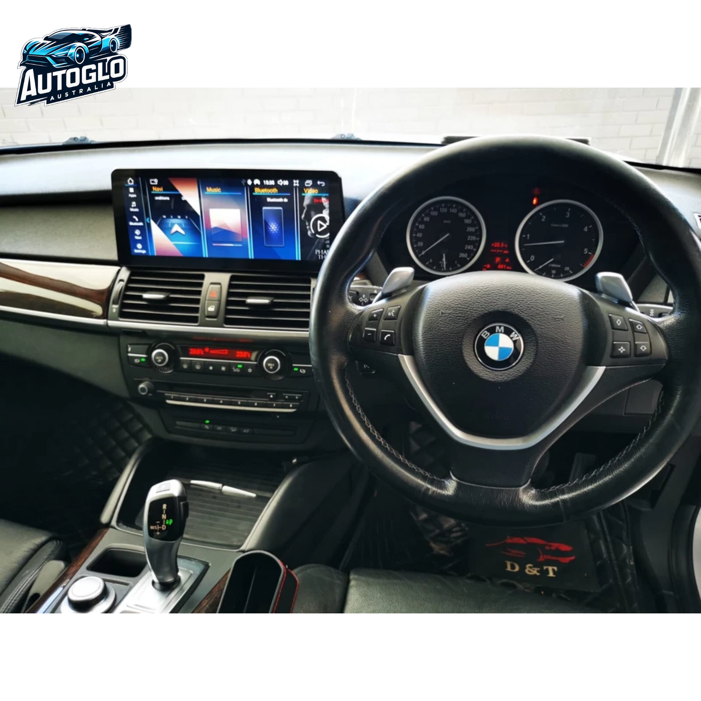 Autoglo Australia BMW X5 F15 X6 F16 12.3" XL FHD Carplay Android BT GPS 4G Auto Stereo (NBT)