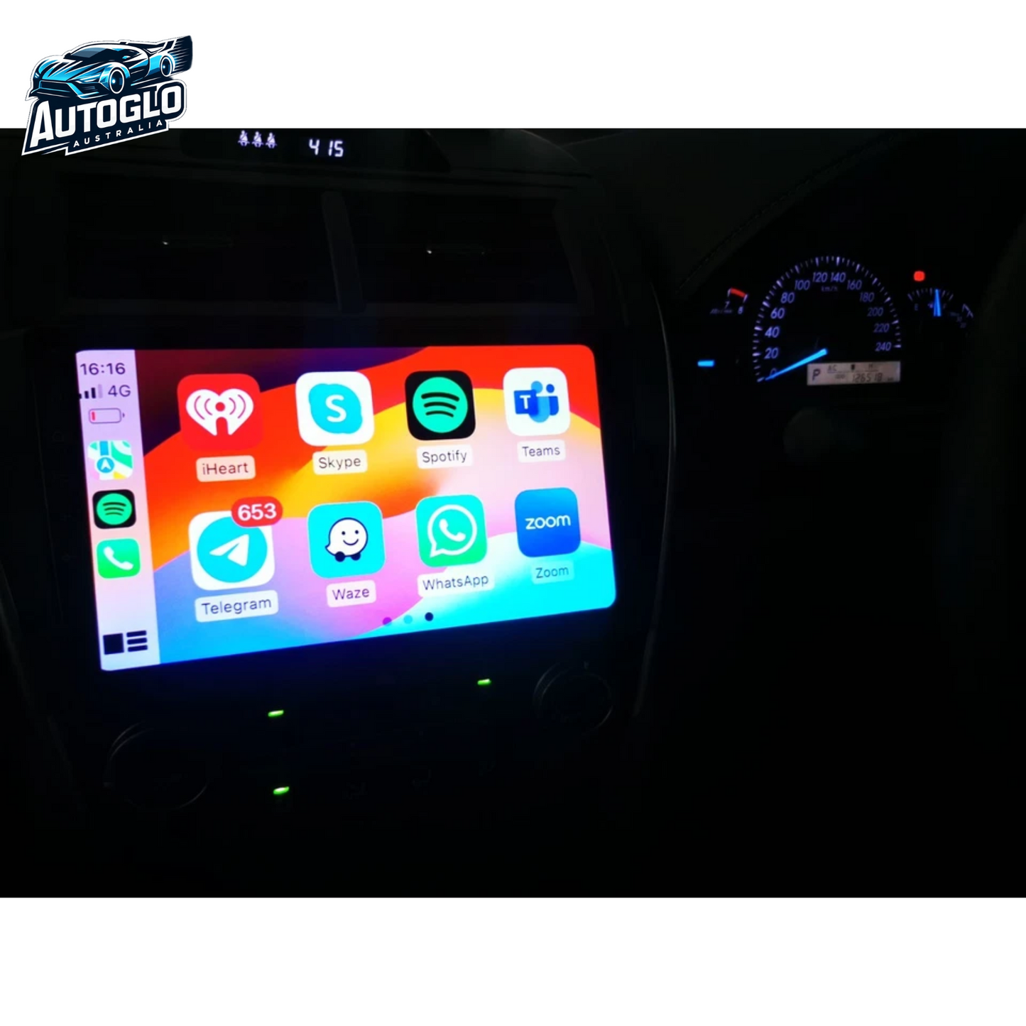 Autoglo Australia 10" CARPLAY ANDROID 2G+32G GPS BT WiFi Stereo for TOYOTA CAMRY JBL (2012-17)