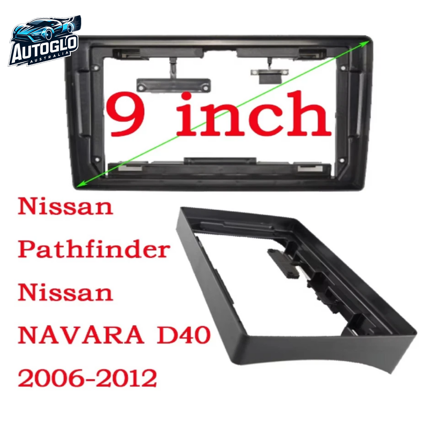 Autoglo Australia 9" Carplay Stereo for Nissan Pathfinder R51 (2004-2012) NAVARA D40 (2006-2012)