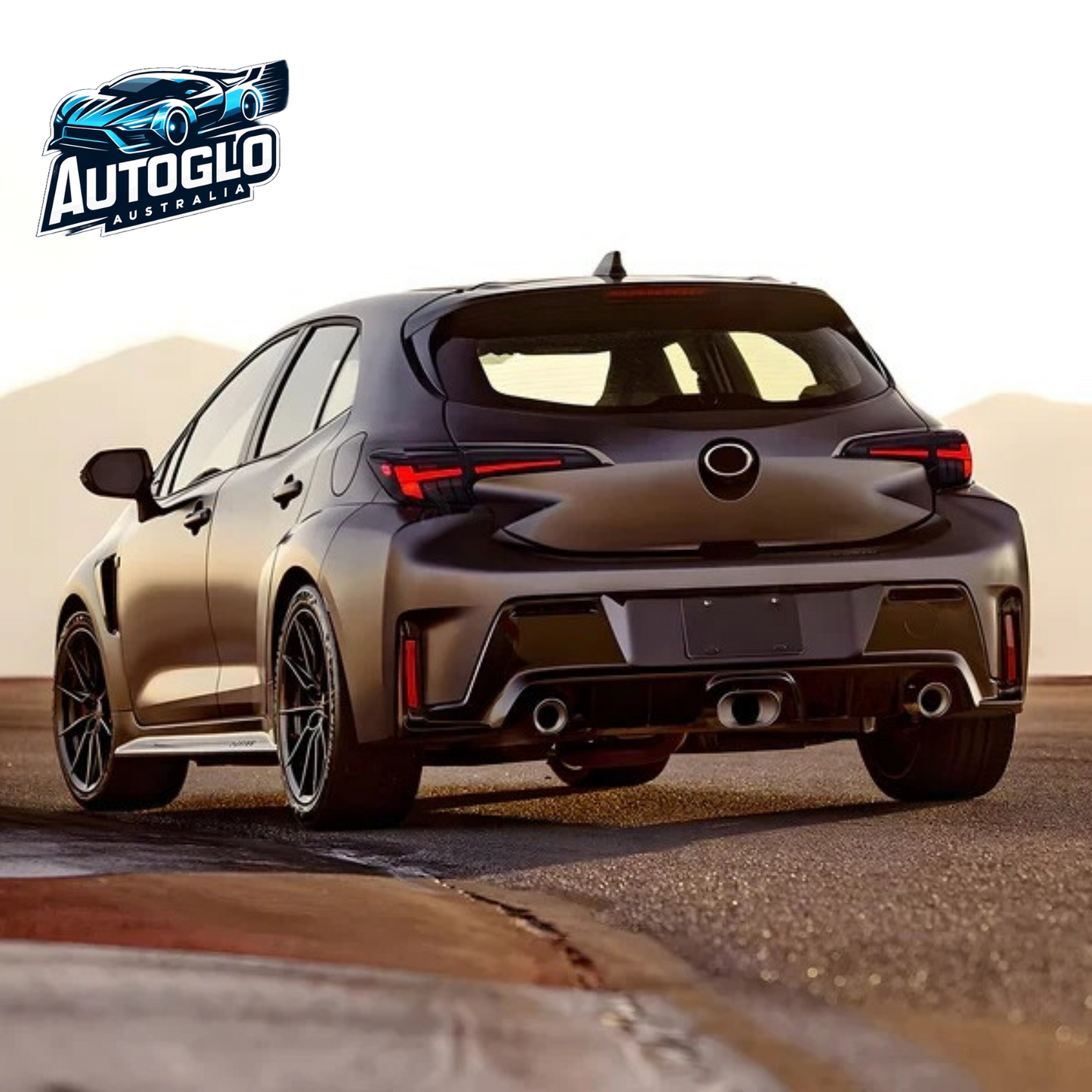 Autoglo Australia Led Tail Lights For Toyota Corolla Hatchback 2018-2023 DRL Start UP Animation
