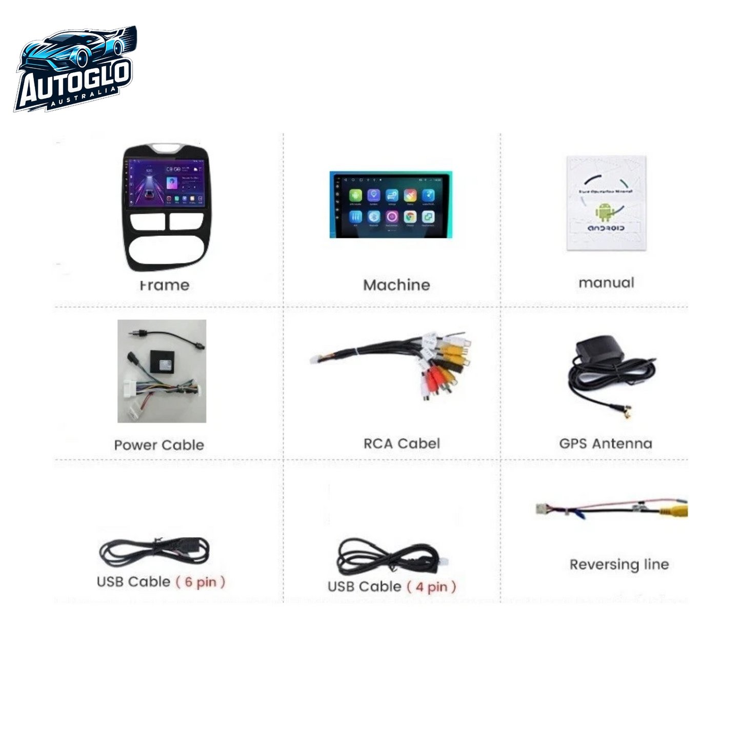 Autoglo Australia 10" (2G+32G) GPS BT WiFi CARPLAY Stereo For RENAULT CLIO 4 (2012-16)