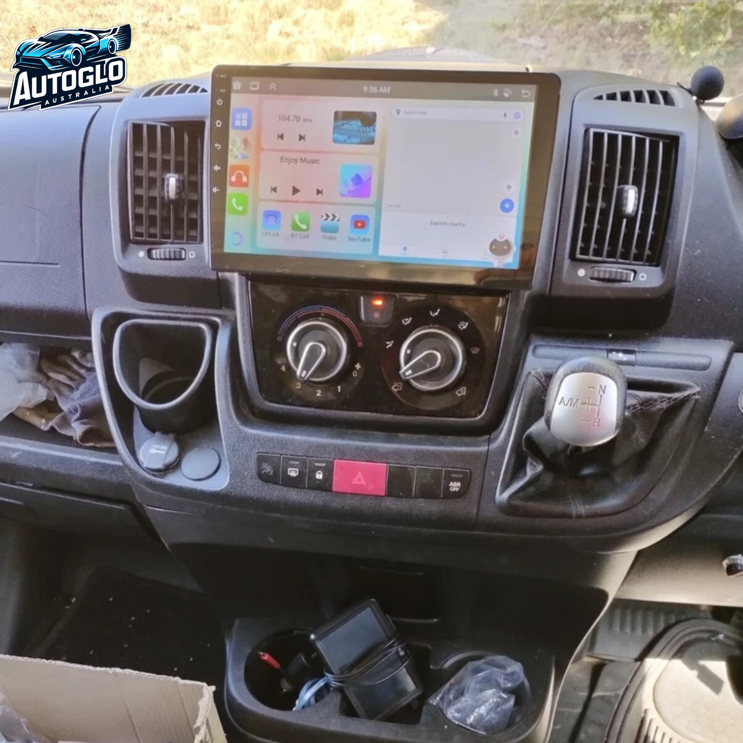 Autoglo Australia 9" Android Carplay BT GPS Stereo FIAT DUCATO PEUGEOT BOXER 2GB+32G (2005+)