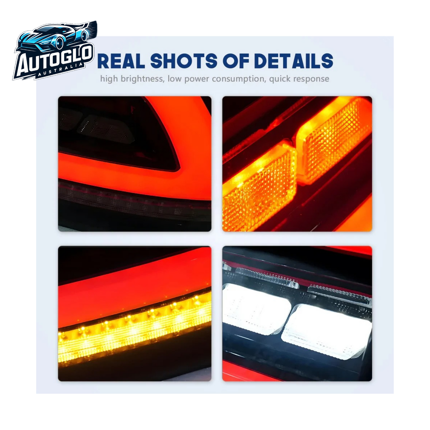 Autoglo Australia LED Tail Light Kit for Honda Civic FD2/FD3 Sedan & Type R 2006-2011