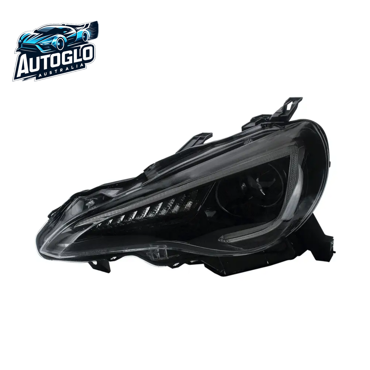 VLAND Set of Dual Beam Projector Headlights and Full LED Tail Lights for Toyota 86 and Subaru BRZ