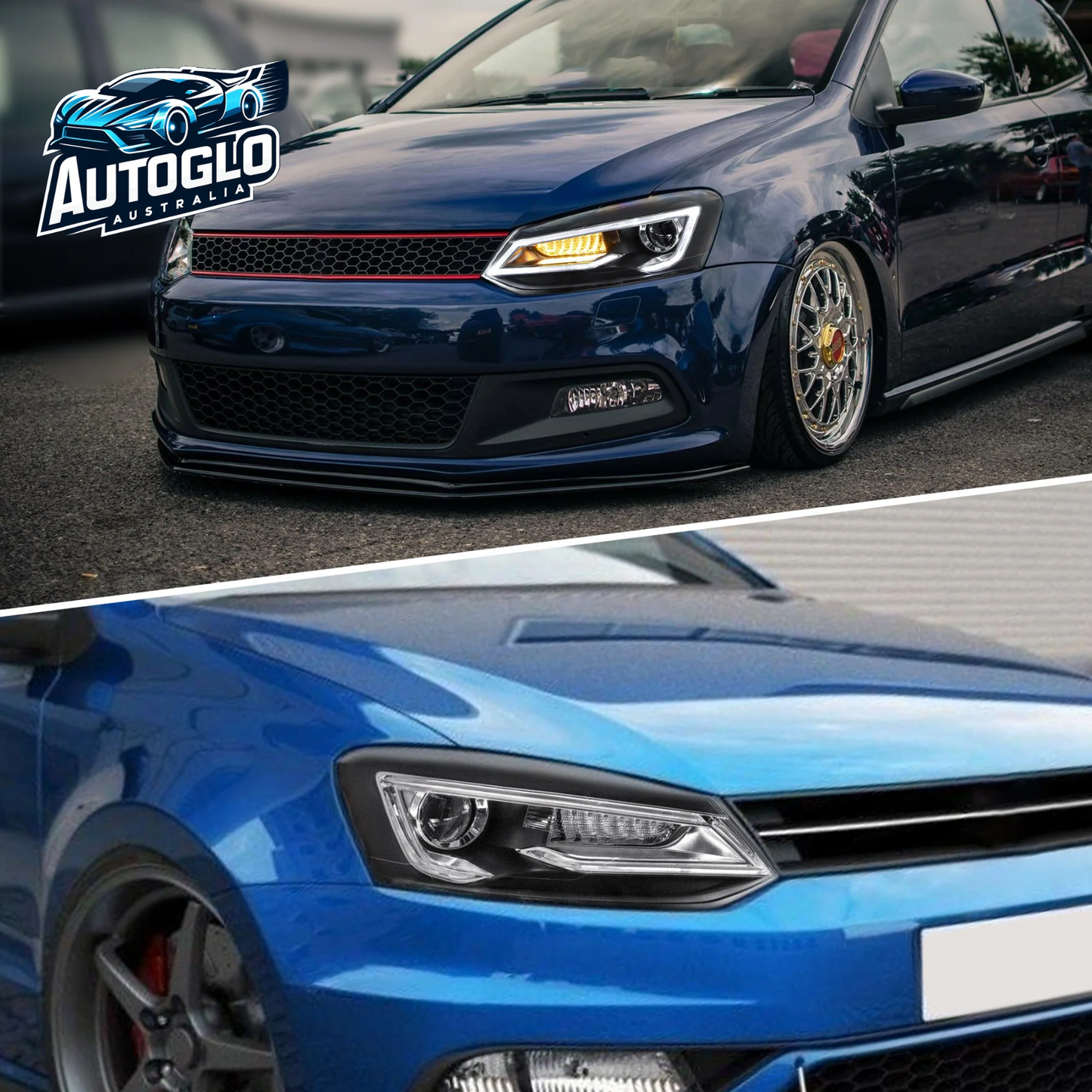 VLAND Dual Beam LED Headlights Volkswagen Polo 2011-2017