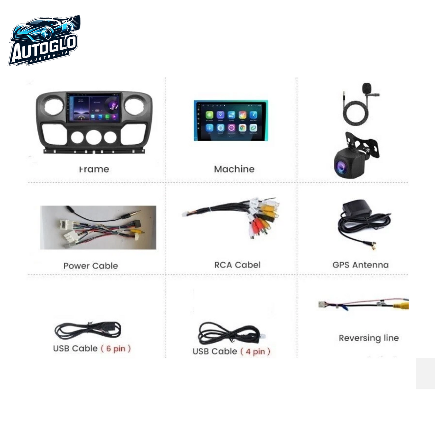 Autoglo Australia 10" (2G+32G) BT WiFi CARPLAY Stereo For RENAULT MASTER NISSAN NV400 (2011-17)