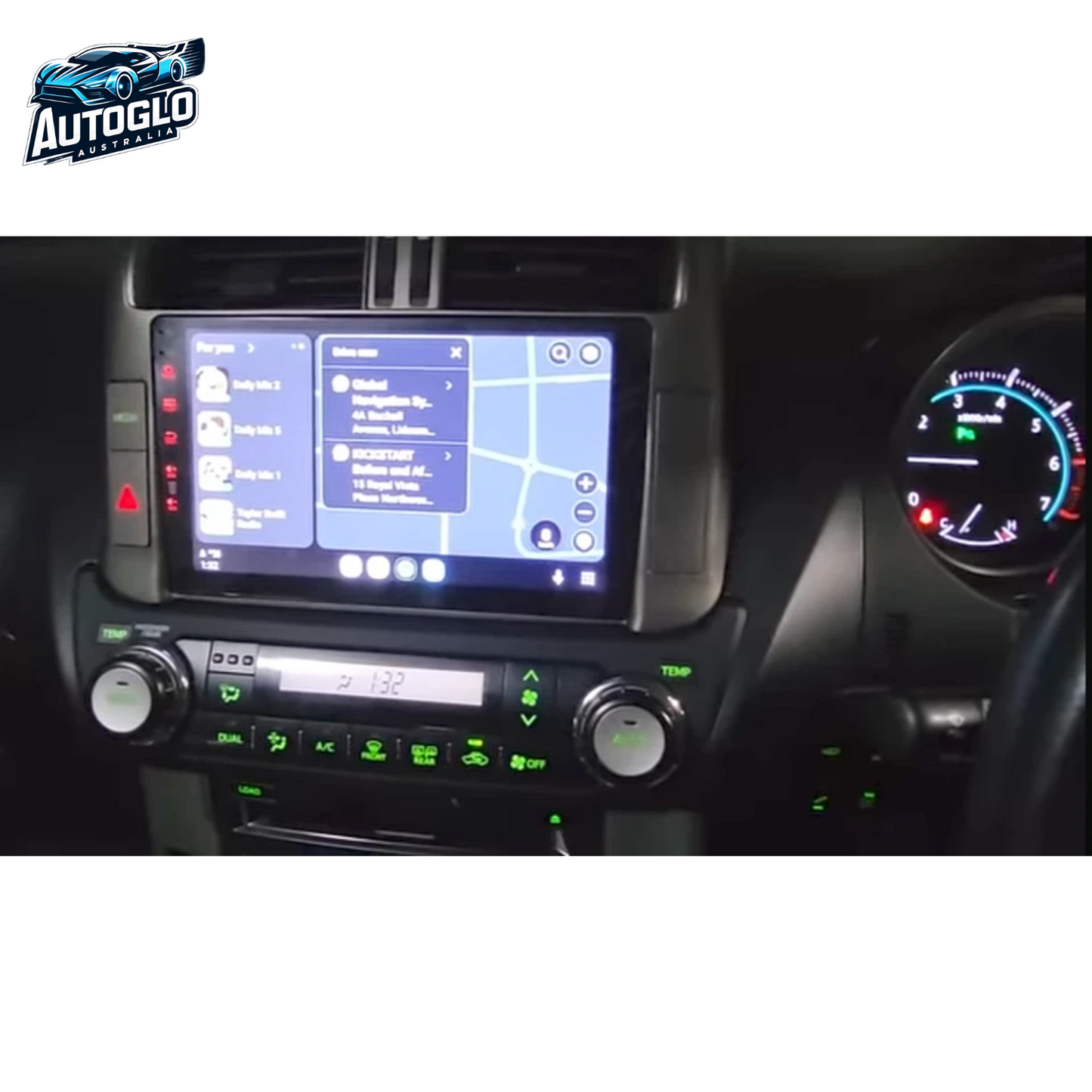 Autoglo Australia For Toyota Prado Kakadu VX Altitude Android Stereo ISO Harness CANBUS Module