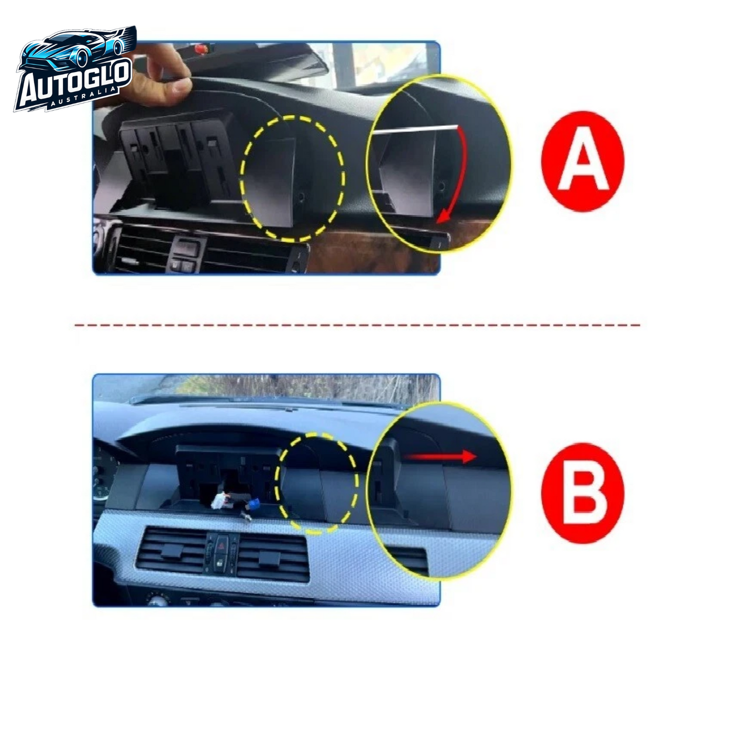 Autoglo Australia BMW 3 Series E90/91 5 Series E61/61 12.3" XL FHD Carplay Android Stereo BT CIC