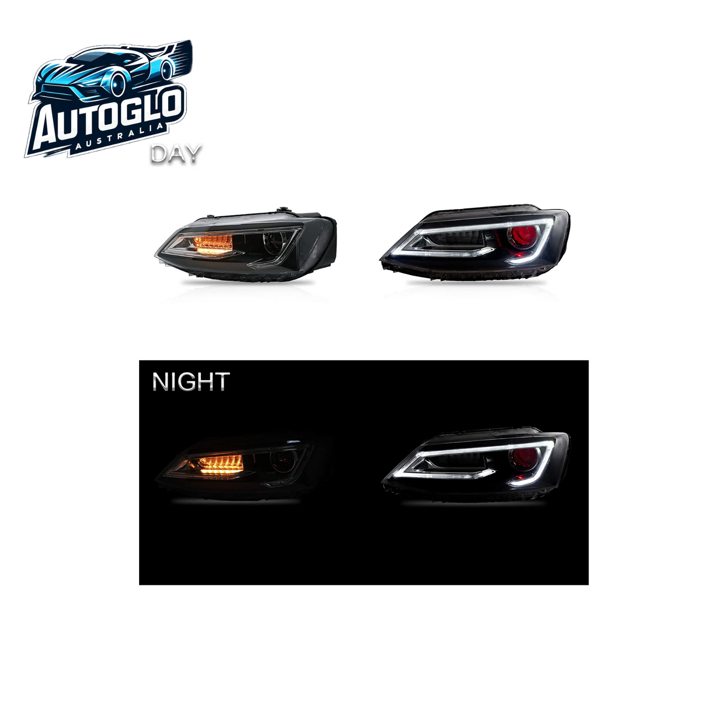 VLAND Dual Beam Headlights For Volkswagen Jetta / Sagitar 2011-2018