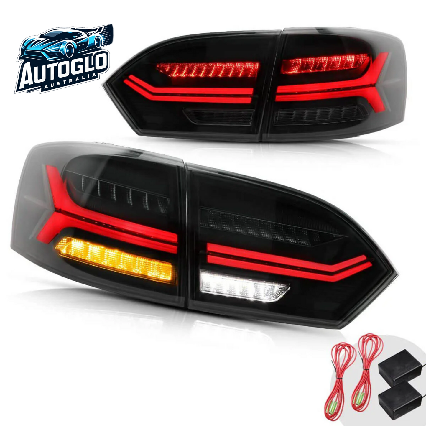 VLAND for Volkswagen Jetta Sagitar LED Sequential Tail Lights 2011-2014