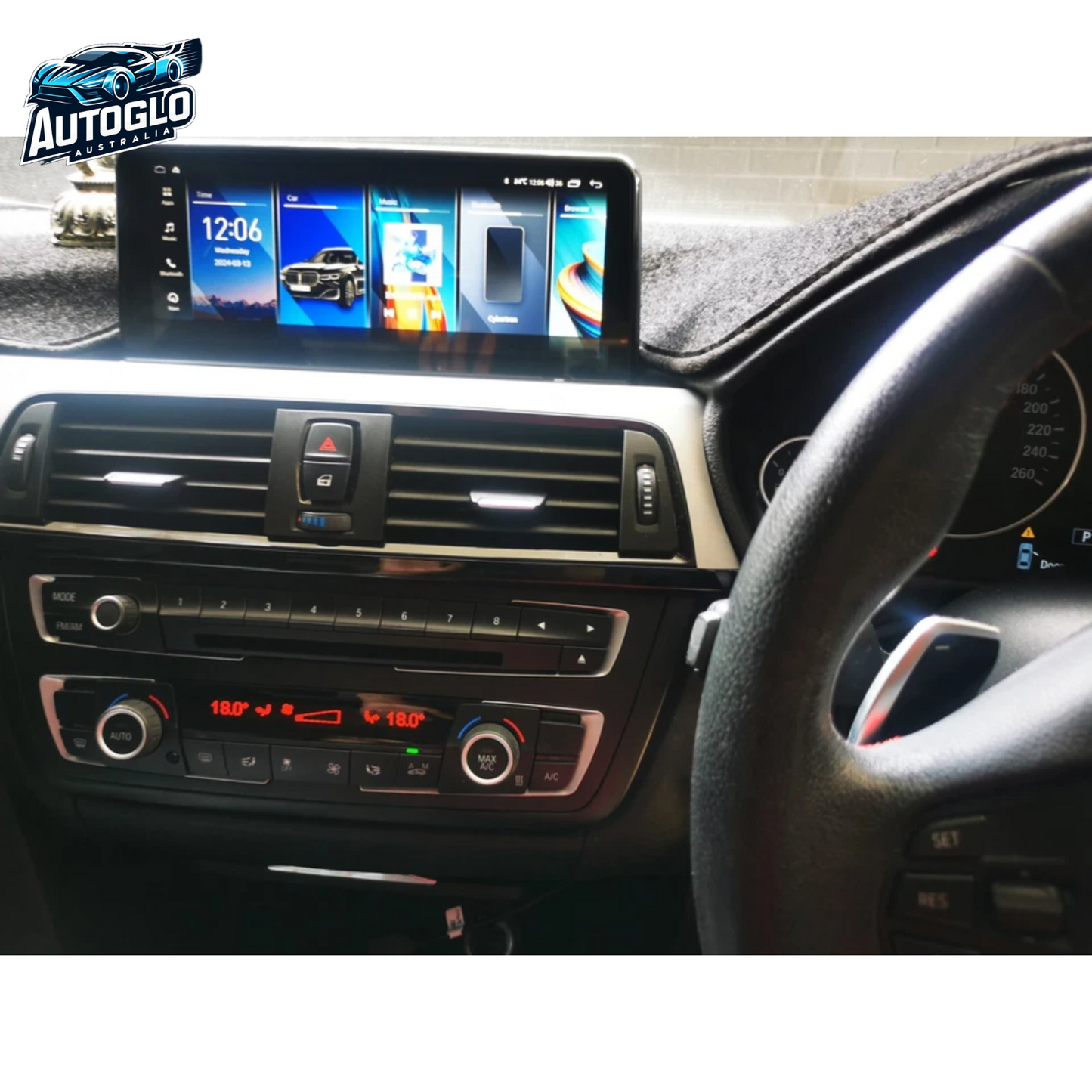 Autoglo Australia 10.25" FHD Carplay Android BT GPS 4G Auto Stereo (NBT only) for BMW 3/4 F Series
