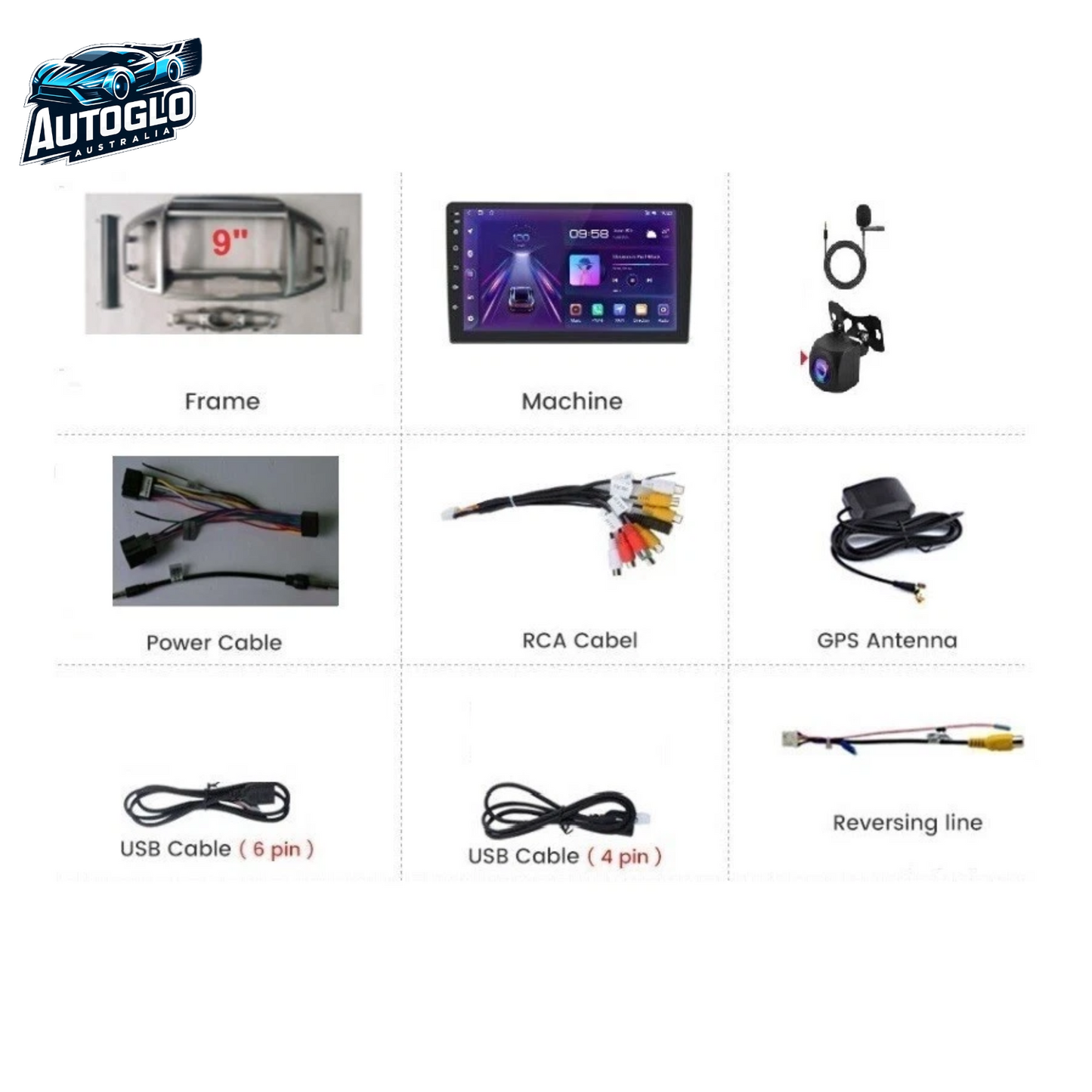 Autoglo Australia 9" Android Carplay Stereo for HOLDEN CAPTIVA 2011-16 (2GB+32G)