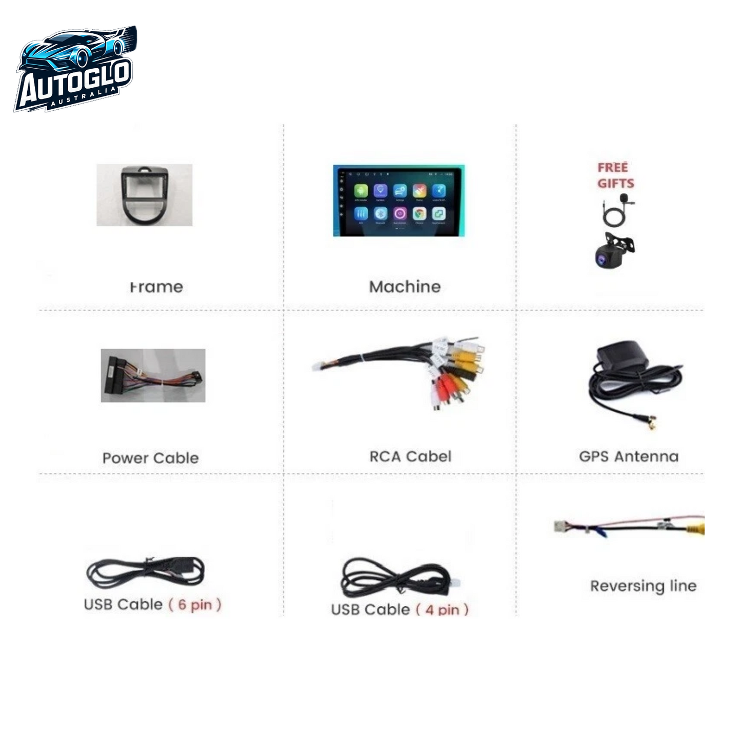 Autoglo Australia 9" (2GB+32G) Android Carplay BT GPS Stereo for KIA SOUL (2009-13)