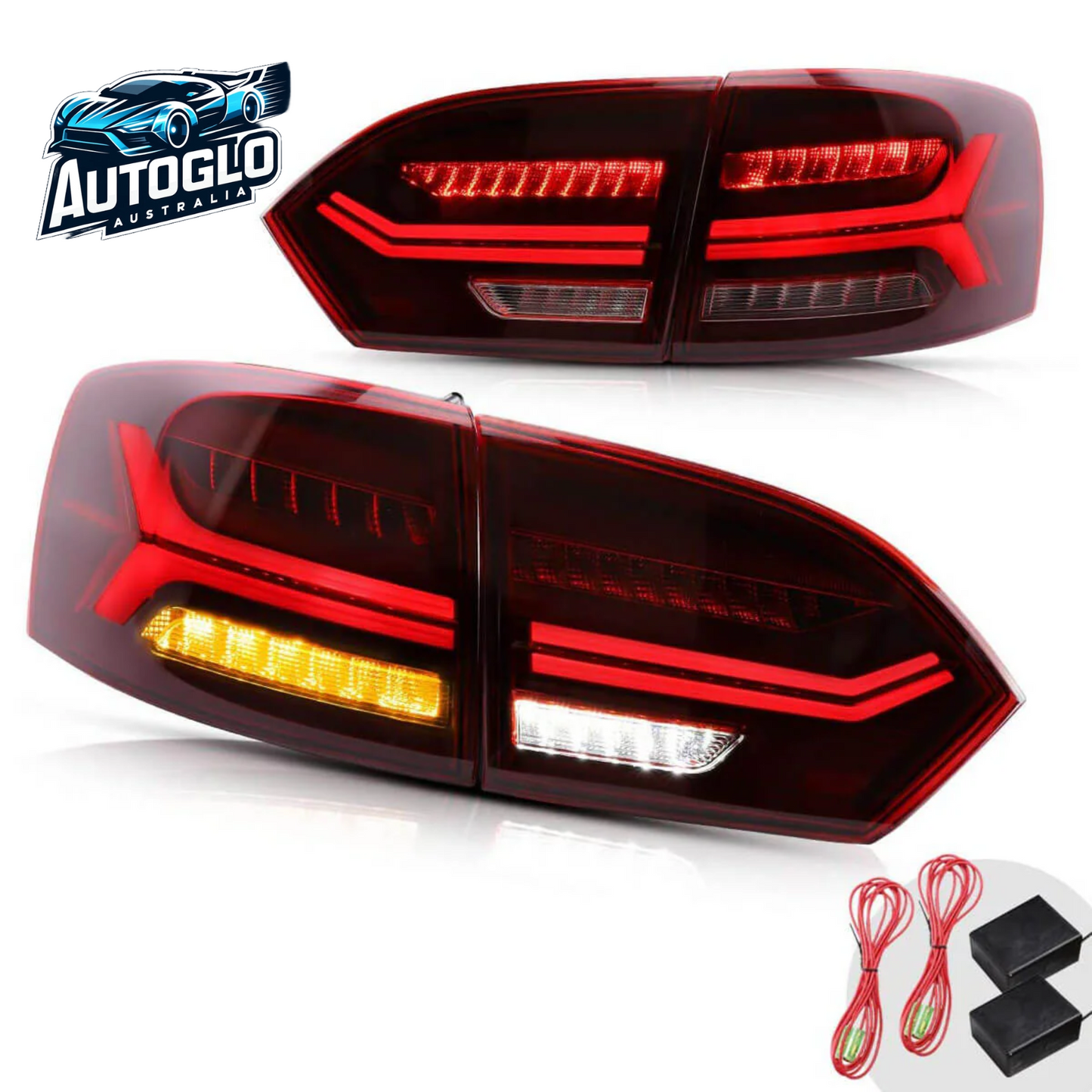 VLAND for Volkswagen Jetta Sagitar LED Sequential Tail Lights 2011-2014