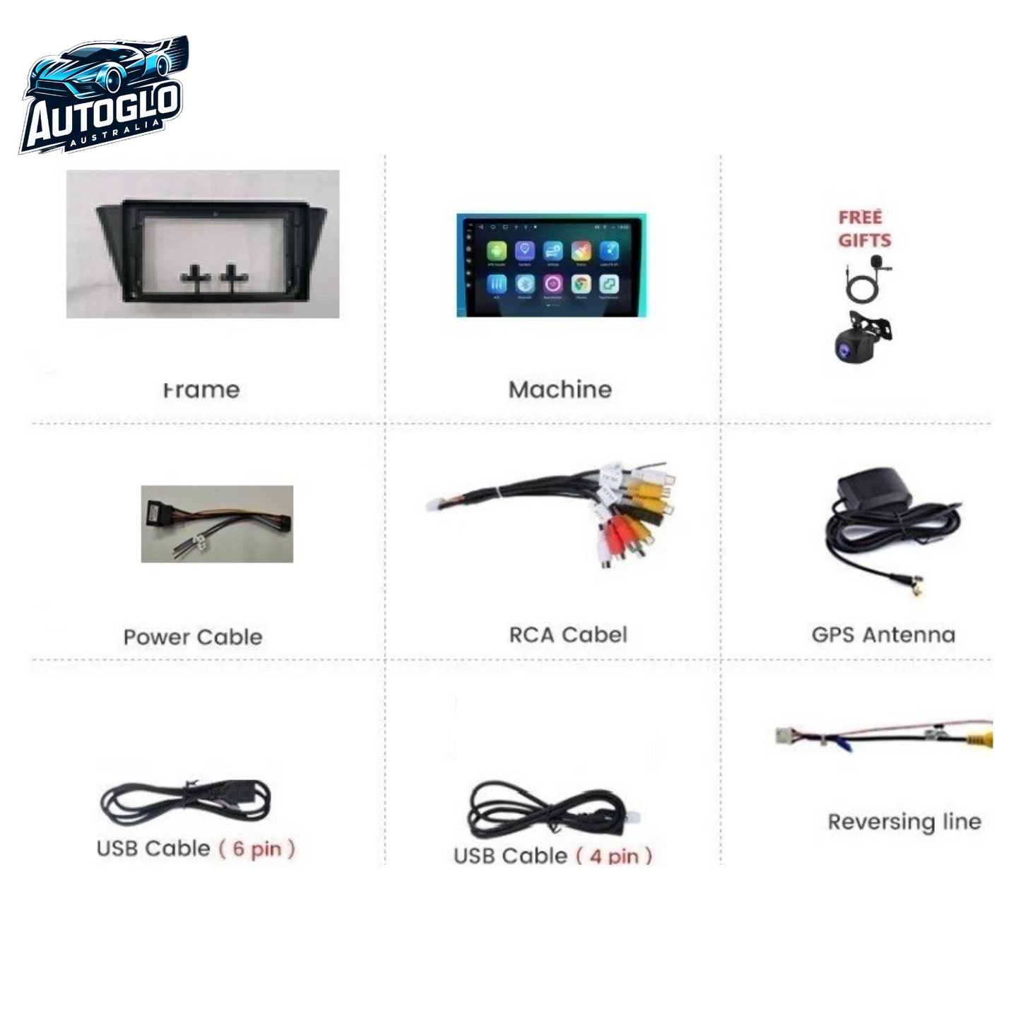 Autoglo Australia 9" (2GB+32G) Android Carplay BT GPS Stereo for IVECO DAILY (2014-21)
