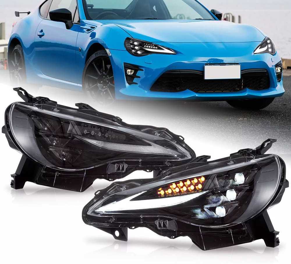 VLAND Full LED V3 Projector Headlights For 2012-20 Toyota 86 Subaru BRZ  DRL