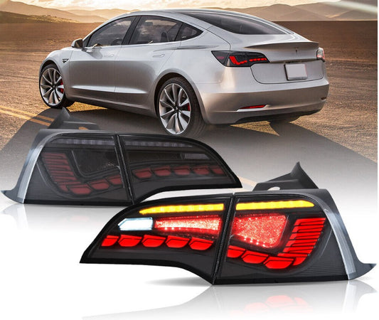 VLAND LED Tail Lights For 2017-2022 Tesla Model 3 & Y with Start-up Animation