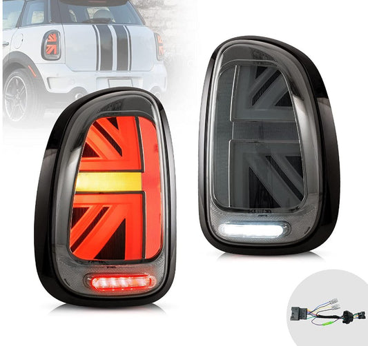 Smoked LED Tail Lights For 2010-2016 BMW Mini Cooper Countryman R60 w/Sequential