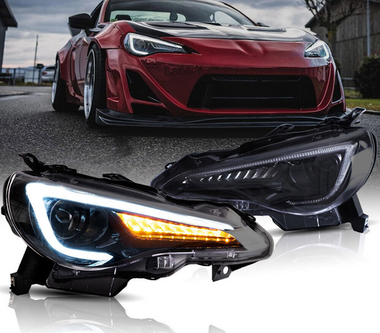 LED headlights for Toyota 86 GT GTS, front view