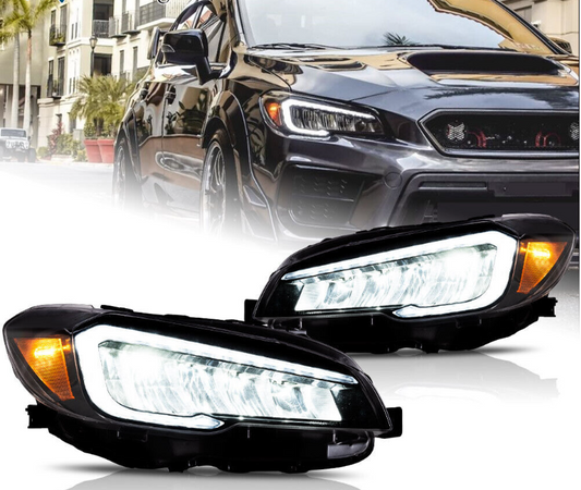 VLAND LED Projector Headlights For 2015-2021 Subaru WRX w/ Sequential Indicators