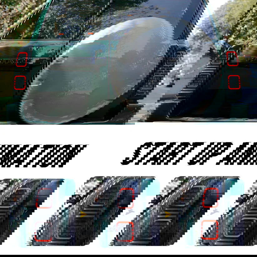 2005 - 2022 LED Smoked Nissan Patrol Y61 Taillights |Autoglo Australia| - Autoglo Australia