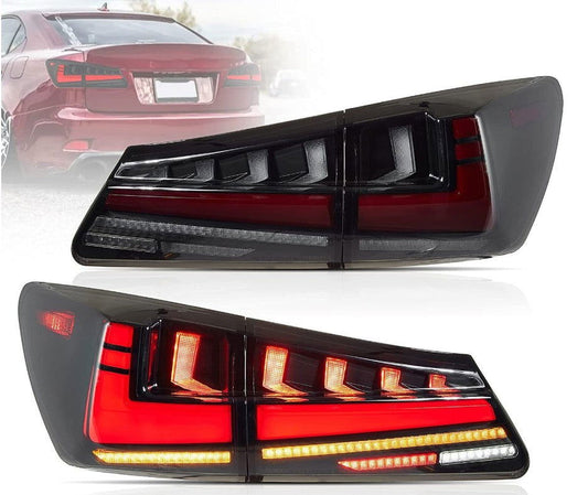2006 -2013 Lexus IS250 IS350 ISF Smoked Led Tail Lights Start-Up Animation |Autoglo Australia| - Autoglo Australia