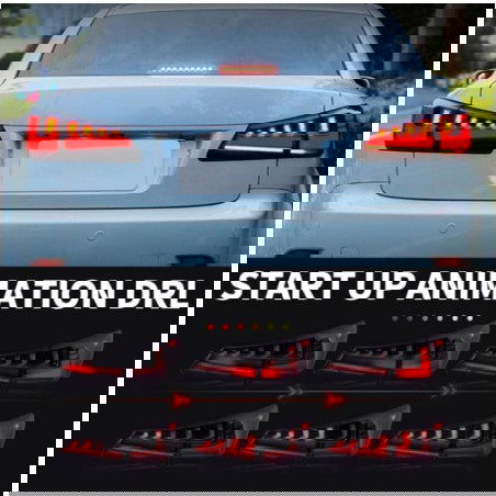 2006 -2013 Lexus IS250 IS350 ISF Smoked Led Tail Lights Start-Up Animation |Autoglo Australia| - Autoglo Australia