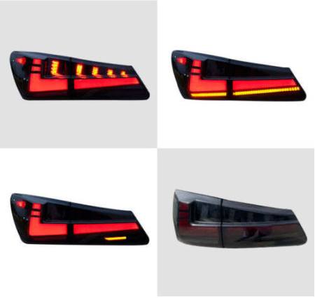2006 -2013 Lexus IS250 IS350 ISF Smoked Led Tail Lights Start-Up Animation |Autoglo Australia| - Autoglo Australia