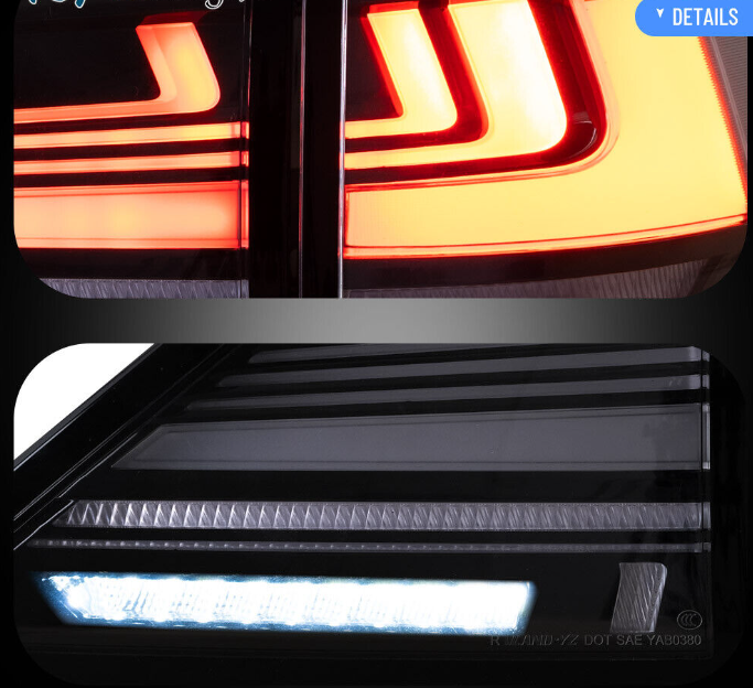 2010-2015 Lexus RX Full LED Tail Lights Start-up Animation Rear Lamps 2 Pcs - Autoglo Australia