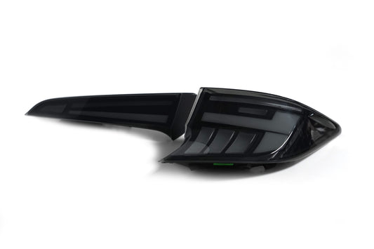 Autoglo Australia Smoked Led Tail Lights For Toyota Corolla Hatchback 2018-2024 With Start UP Animation